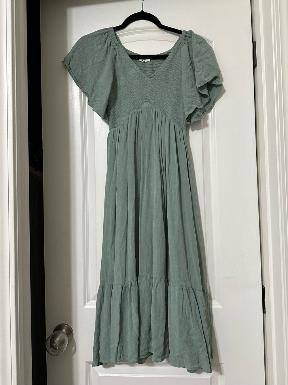Morning Lavender Dusty Sage Dress